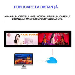 Reclama luminoasa led, AT PERFORMANCE®, Programabila, Wi-Fi, USB, P5 Full Color, 130 x 70 cm, Aluminiu/ABS