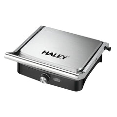 Grill Electric Haley HY-8609, 2000W, Plăci Antiaderente, Deschidere 180°