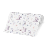 Rola Tapet 3D, autoadeziv/autocolant, AT PERFORMANCE®, spuma moale, design modern, pentru interior, usor de curatat, rezistent la apa, 68cmx2.8m, model fluturi, mov/alb