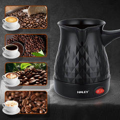Ibric Electric HALEY 600W, 0.5L – Ideal pentru Cafea Turcească, Ceai, Lapte | Portabil, Silențios, Perfect pentru Călătorii