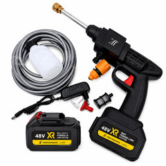 Pistol de spălat cu presiune AT PERFORMANCE® 36V, cu 2X acumulator, 25 bari, 240 l/h, mobil, multifuncțional, cu accesorii