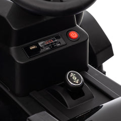 Tractor Electric cu Telecomandă pentru Copii KIDOO, cu Remorcă și Gard, Far, Sunet Motor, Claxon, MP3/USB – 3-6 Ani