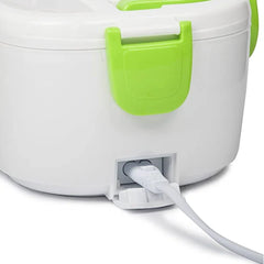 Caserola Termica pentru Mancare cu 2 Compartimente, AT PERFORMANCE, Volum 1 5L Putere 40W Pana la 50 Grade Verde.