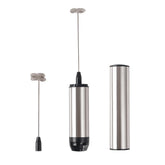 Mini Mixer elextric cu baterii pentru a face spuma de lapte sau capucino, brat otel inoxidabil, frappe
