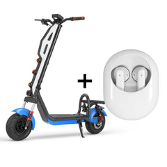 Pachet Premium – Trotinetă Electrică Off-Road, AT PERFORMANCE®, 1000W pliabilă – Viteză 35 km/h, Autonomie 45 km, Baterie 48V, 12Ah + Căști KLGO True Wireless Bluetooth cu Sunet Clar și Autonomie Extinsă