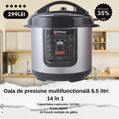 Oala de presiune multifunctională 6.5 litri 14 în 1