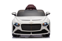 Mașinuță electrică copii Bentley Bacalar oficial licentiat, Kidoo, 12V, 2 motoare, telecomandă 2.4G, LED, USB, Bluetooth, 3-8 ani