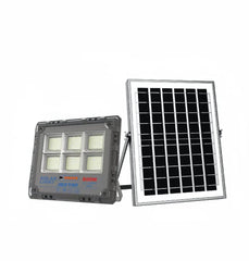 Proiector Solar LED HNY 800W cu Panou Fotovoltaic Separat, Telecomandă, Senzor de Mișcare, IP66, 6500K