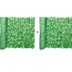 Set 2x Gard Viu Artificial Verde Deschis AT PERFORMANCE® 3x1m, Frunze Decorative, Intimitate Balcon, Promoție
