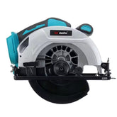 Fierăstrău Circular Electric AT PERFORMANCE® 1200W, 2 Baterii 36V, 10000rpm, 185mm, Motor Fără Perii, Albastru – Tăieri Precise și Versatilitate Maximă