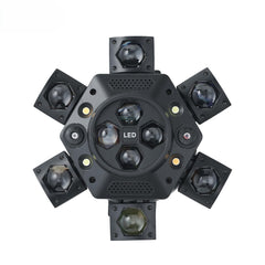 Proiector Moving Head Profesional 6 Brațe 120W RGBW 4-în-1 DMX512 cu Telecomandă