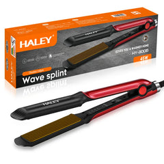 Placă de creponat părul HALEY HY-3006 Wave Splint, 45W, 4 trepte de temperatură, încălzire rapidă, 2 în 1 – îndreptare și onduleuri naturale