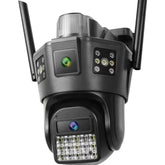 Cameră Supraveghere cu 2 Camere AT PERFORMANCE® – 5K, 9MP, PTZ 4G, Viziune Nocturnă, Alarmă, Audio, IP66