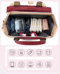 Rucsac 3-in-1 pentru bebelusi,Rosu