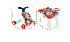 Antemergator Multifunctional 6 in 1, BabyElephant, cu Centru de Activitati si Masuta Interactiva