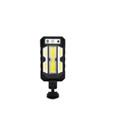 Lampa solara LED, AT PERFORMANCE, 3W, 3 moduri iluminare, Senzor miscare, Telecomanda, Negru