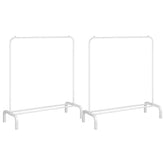 Pachet Promoțional 2x Suport Mobil, pentru Haine, AT PERFORMANECE ®, Umerase si Incaltaminte, Inaltime Reglabila, 155X110X40 Cm, Alb