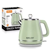 Ceainic Electronic de Apă HALEY, 2,5L, 1800W, Fierbător, Oțel Inoxidabil, Verde