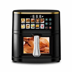 Friteuză cu aer cald AT Performance AT-2030, 10L, 2800W, Panou digital, Negru