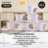 Set 6 cesti fluturasi