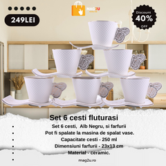 Set 6 cesti fluturasi