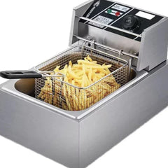 Friteuza Electrică Profesională din Inox – Putere 2500W, 6L