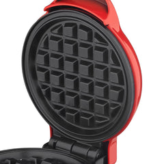 Aparat pentru preparat mini waffe/gofre RAF 591, 350W, Placi antiaderente, Indicator luminos, Rosu