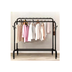 Suport pentru umerase si pantofi, AT PERFORMANCE®, 150 x 110 x 57 cm, Negru