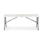 Masa plianta dreptunghiulara politilena, AT PERFORMANCE®, sigurante speciale, cadru din otel, maner transport, sustine 100 kg, 180 x 72 x 70 cm