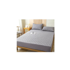 Husa de saltea din bumbac, impermeabila, At Performance, gri, 160x200cm