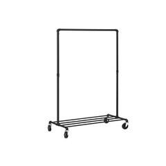 Suport Mobil, pentru Haine, AT PERFORMANECE ®, Umerase si Incaltaminte, Inaltime Reglabila, 150X110X41 cm, negru