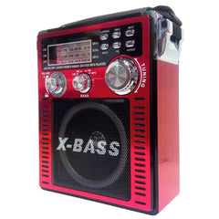 Radio Portabil AM/FM/SW cu Bluetooth, MP3, USB/TF și Lanternă