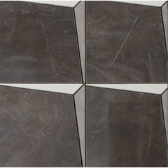 Set 50x Tapet Marmura, AT PERFORMANCE®, suprafata acoperire 9 mp, autoadeziv, waterproof, usor de montat, design modern, 30x60 cm, maro