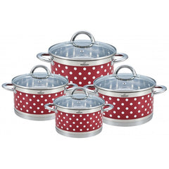 Set de oale cu buline din inox Bohmann 8 piese