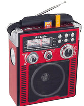 Radio Portabil AM/FM/SW cu MP3, USB, SD, Lanternă și AUX-IN