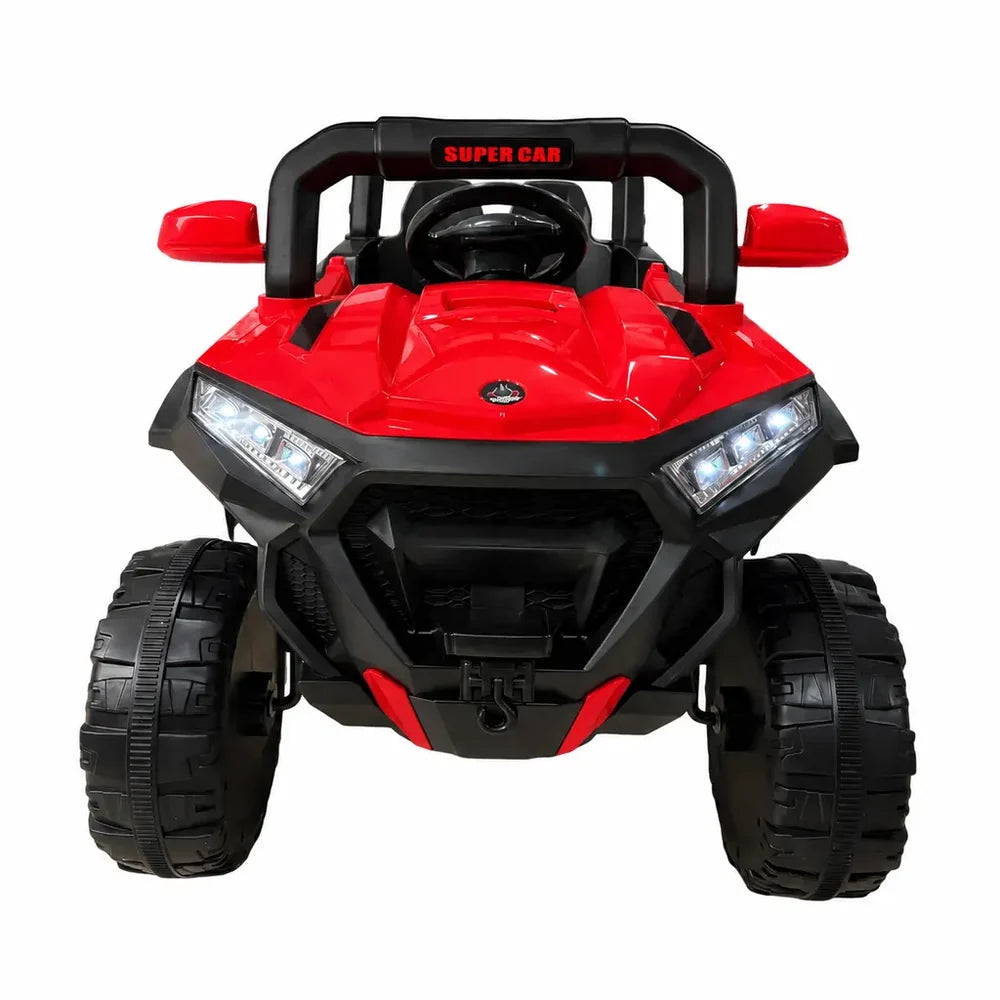 Mașină Electrică KIDOO pentru Copii 4x4 cu Telecomandă 2.4G, 12V, 2 Motoare 380, Faruri LED, Centură de Siguranță, Suspensie, MP3