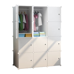 Dulap Modular AT PERFORMANCE® cu 12 Rafturi , Alb