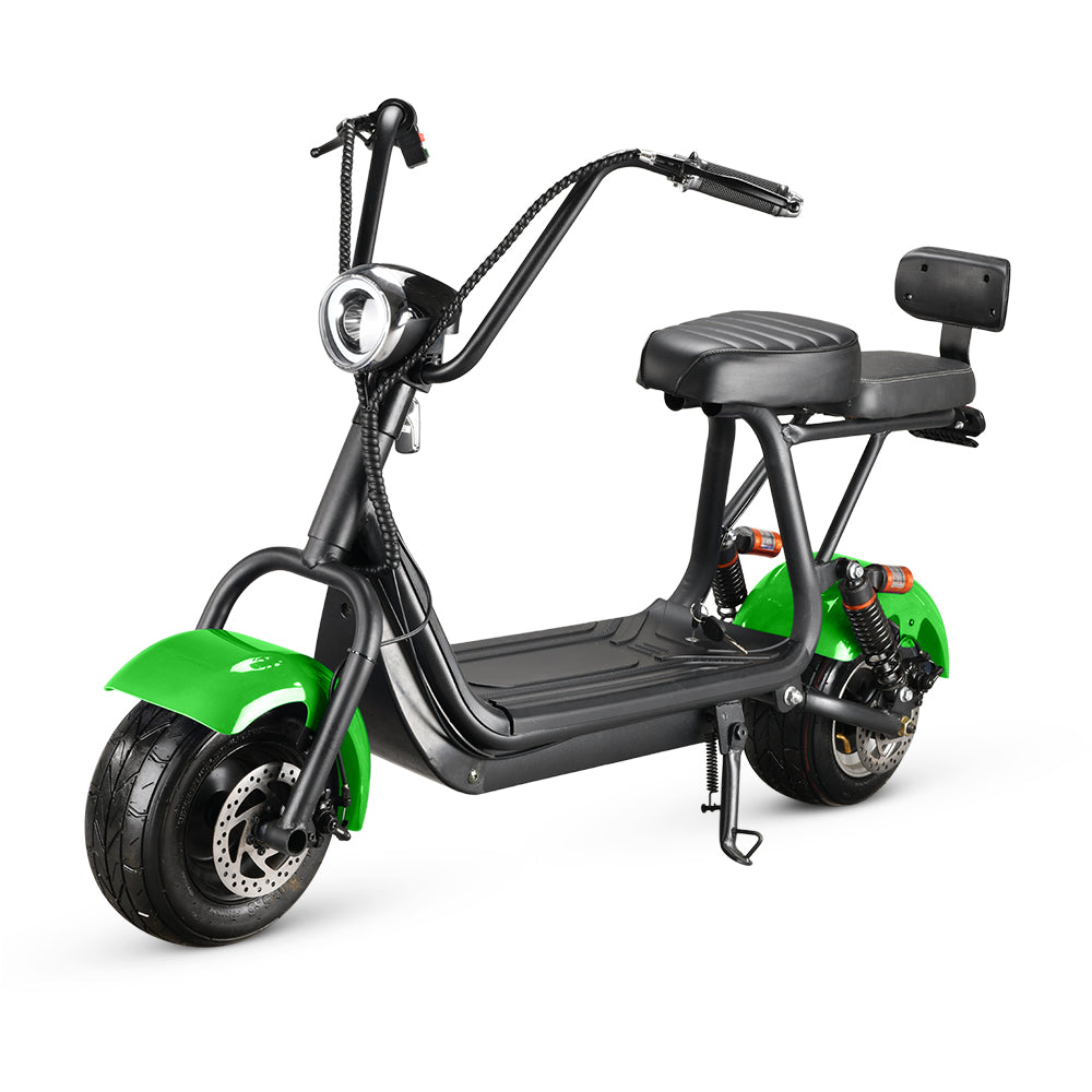 Mini Harley Electrică 800W 48V | Scuter Urban AT PERFORMANCE®, Autonomie 35 km, Se Conduce Fără Permis 25 km/h Dimensiuni 141 x 31 x 64 cm