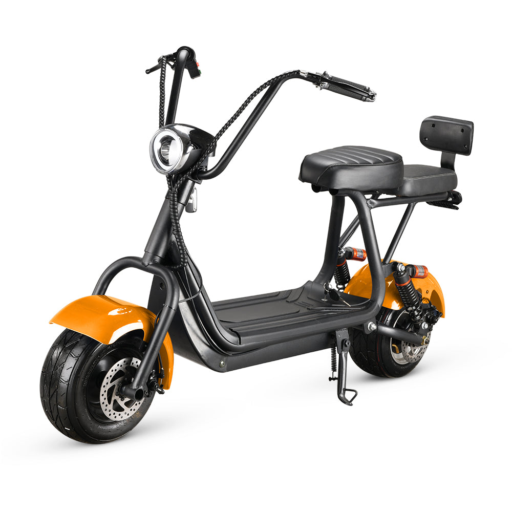 Mini Harley Electrică 800W 48V | Scuter Urban AT PERFORMANCE®, Autonomie 35 km, Se Conduce Fără Permis 25 km/h Dimensiuni 141 x 31 x 64 cm