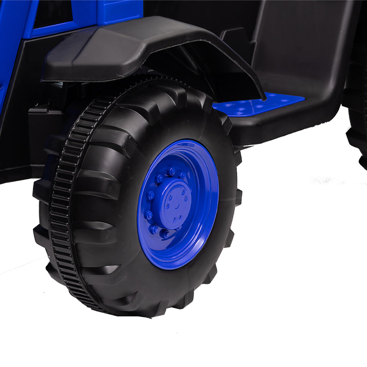 Tractor Electric cu Telecomandă pentru Copii KIDOO, cu Remorcă și Gard, Far, Sunet Motor, Claxon, MP3/USB – 3-6 Ani