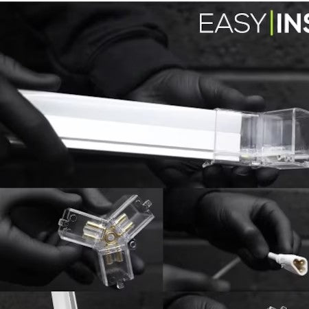 Aplică LED Hexagon AT PERFORMANCE® 14 Module – 672W, 70.000 Lumeni, 484×243 cm, Iluminat Profesional Atelier, Garaj, Barbershop