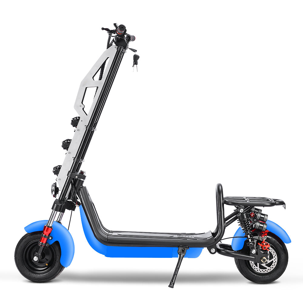 Pachet Premium – Trotinetă Electrică Off-Road, AT PERFORMANCE®, 1000W pliabilă – Viteză 35 km/h, Autonomie 45 km, Baterie 48V, 12Ah + Căști KLGO True Wireless Bluetooth cu Sunet Clar și Autonomie Extinsă