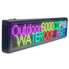 Reclama Luminoasa, Lumina LED, Culori RGB, Wi-Fi, Temperatura, Carcasa Negru, 130 x 40 cm