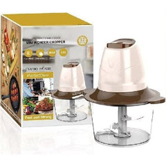 Tocător Electric Universal 300 W cu Bol de 2 L și 4 Lame, 2 Trepte de Viteză