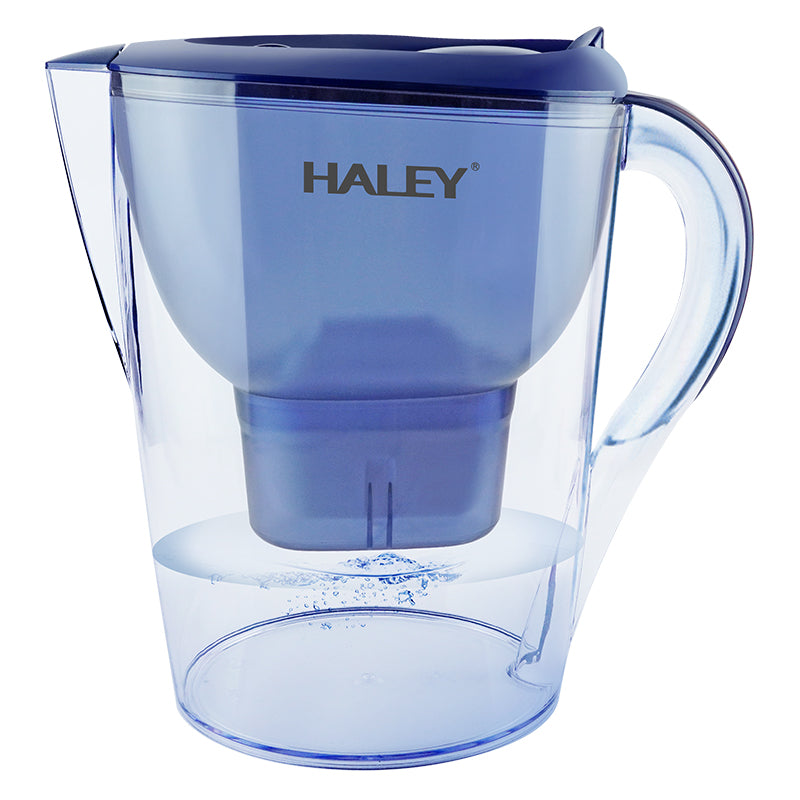 Cană Filtrantă Apă HALEY 3.5L Albastră – Filtru Multistrat, Gura Anti-Praf, Indicator Schimb Filtru, Design Compact