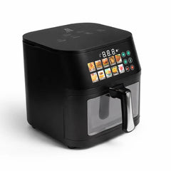Friteuză cu aer cald AT Performance AT-2030, 10L, 2800W, Panou digital, Negru
