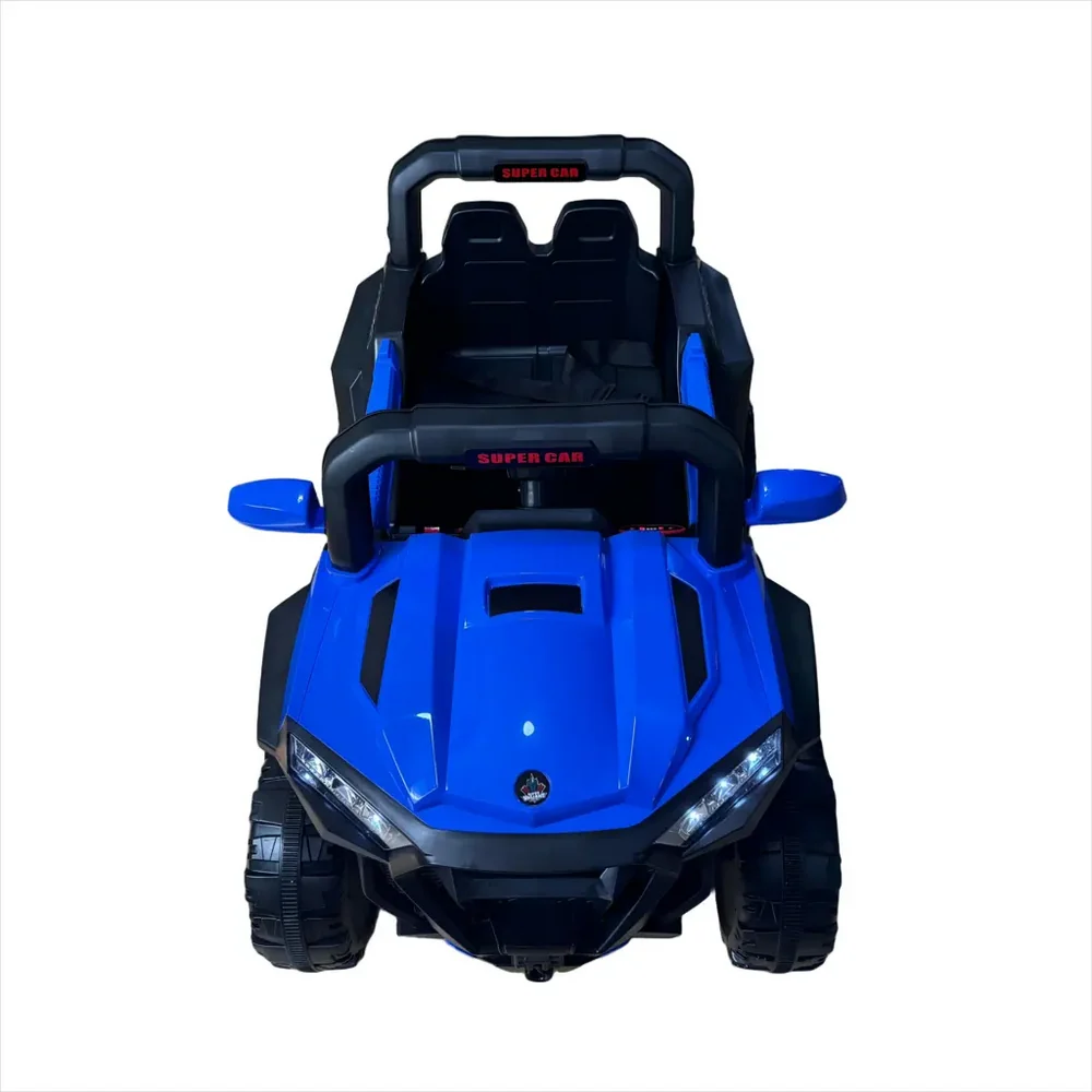 Mașină Electrică KIDOO pentru Copii 4x4 cu Telecomandă 2.4G, 12V, 2 Motoare 380, Faruri LED, Centură de Siguranță, Suspensie, MP3
