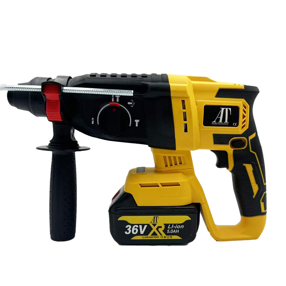 Mașină de Găurit Electrică AT PERFORMANCE® 1680W, 3500rpm, 2 Baterii 36V, 26mm, Fără Fir, Albastru – Putere și Precizie pentru Profesioniști și Bricolaj