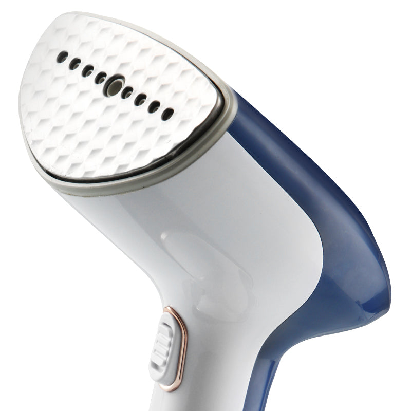 Fier de Calcat cu Abur HALEY, 1600W, Design Compact, Incalzire Rapida in 15 Secunde si Performanta Profesionala, Albastru/Alb