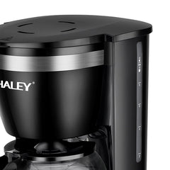 Aparat de Cafea HALEY HY-2808 – 800W, 1.25L, 12 Căni, Sistem de Siguranță, Operare Ușoară